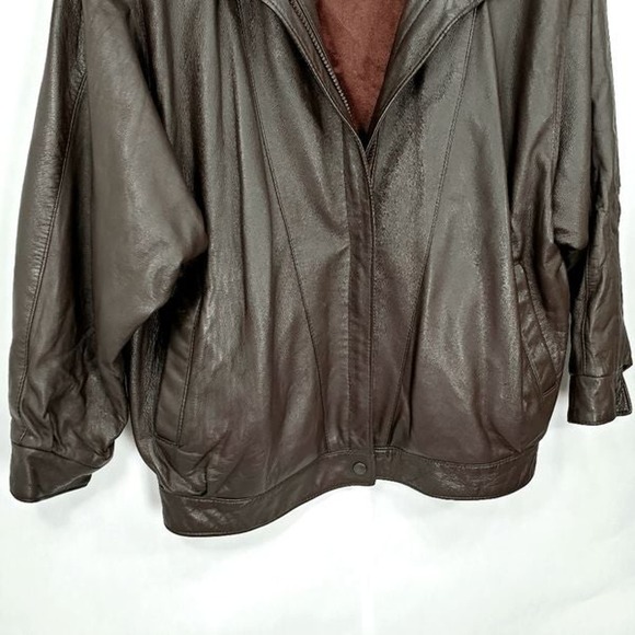 Women's Leather Jacket Olde Hide House Size XS - Picture 3 of 9